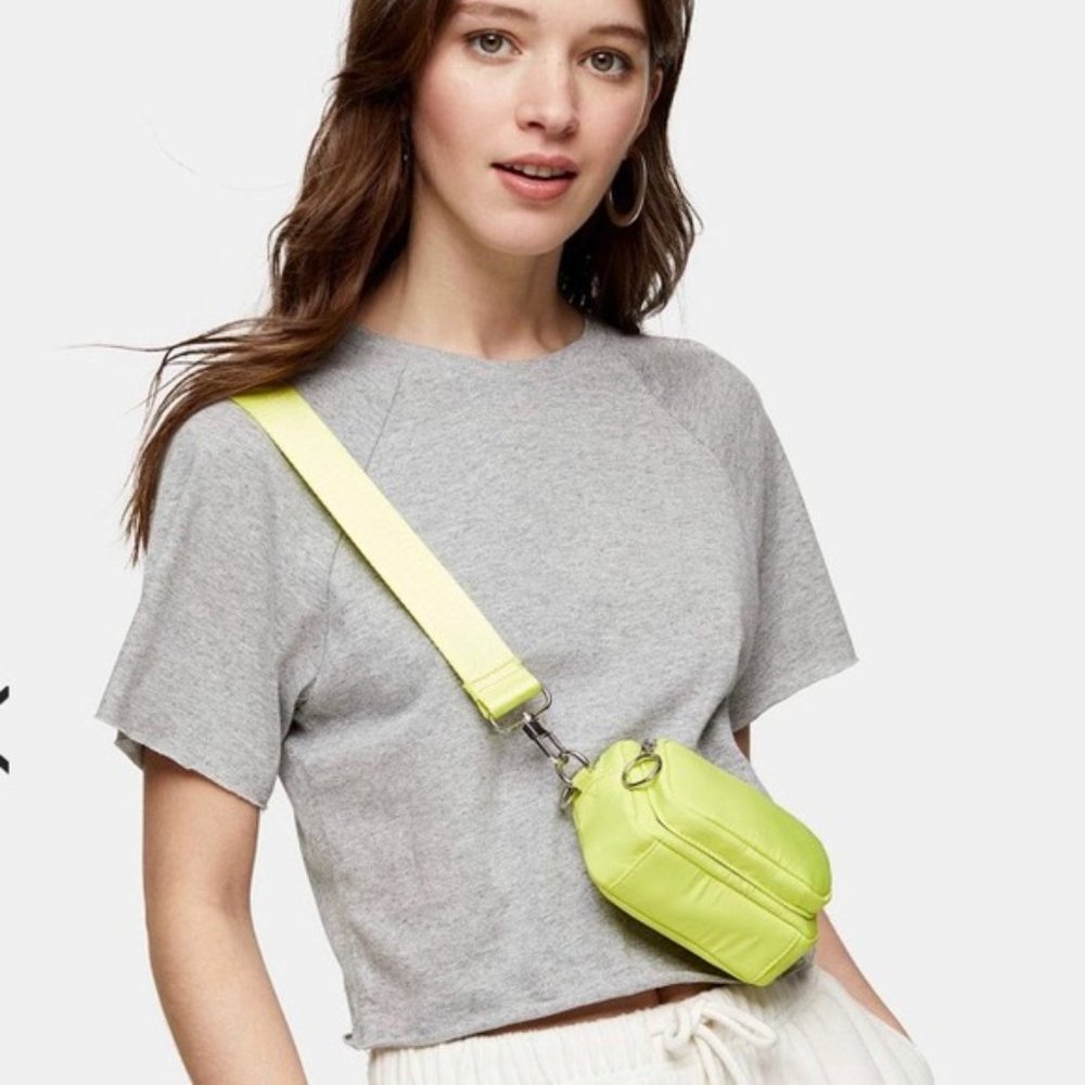 Topshop Raglan Crop T-Shirt